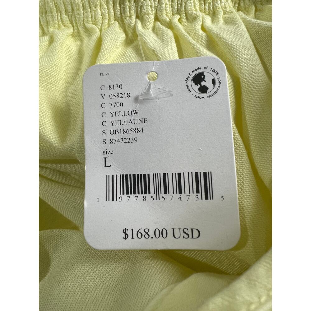 FREE PEOPLE WOMENS SIZE LARGE JUST JILL MAXI DRESS YELLOW BOHO NEW - Picture 11 of 13